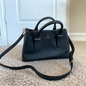 Kate spade black leather purse
